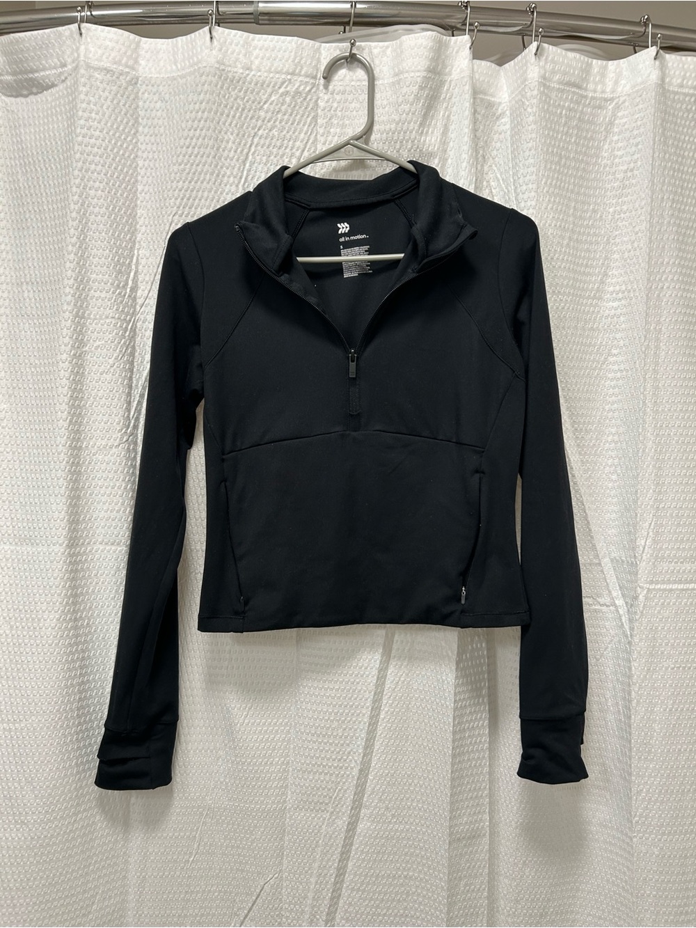 All in Motion Black Quarter Zip Jacket